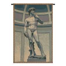 Statue of David Italian Tapestry Wall Hanging