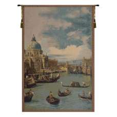 Saint Mary of Health and the Grand Canal Vertical Italian Tapestry Wall Hanging