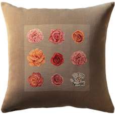 Roses III European Cushion
