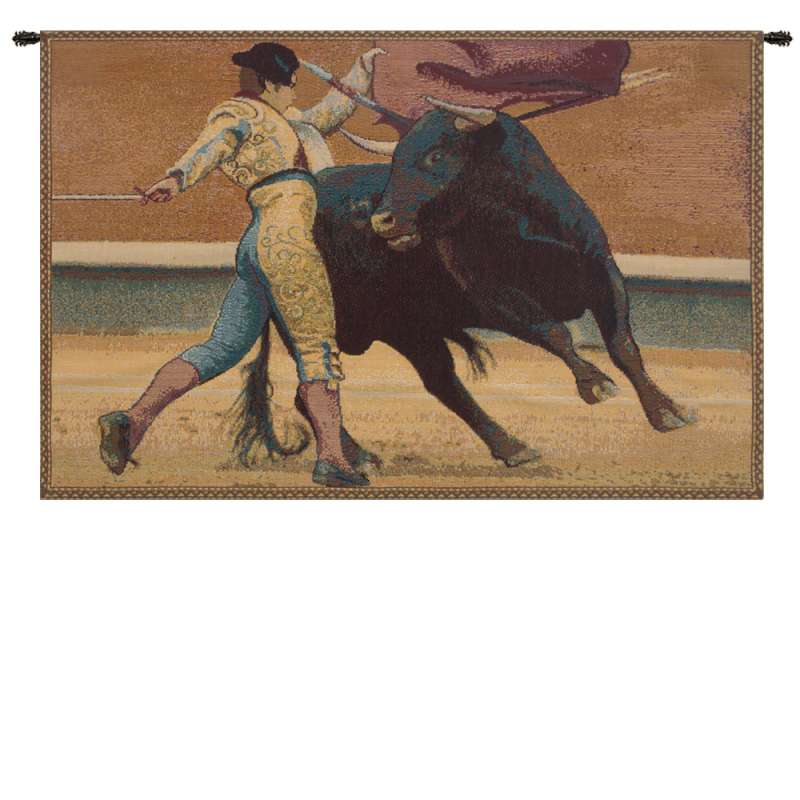 Bullfighter Torero Italian Tapestry Wall Hanging