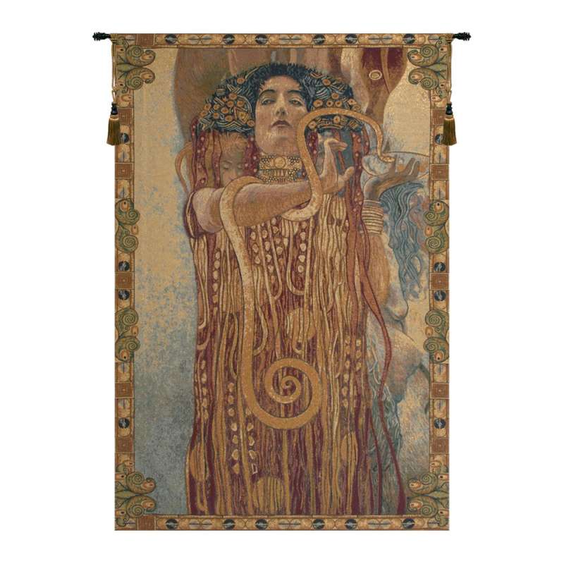 Hygeia by Klimt Italian Tapestry Wall Hanging