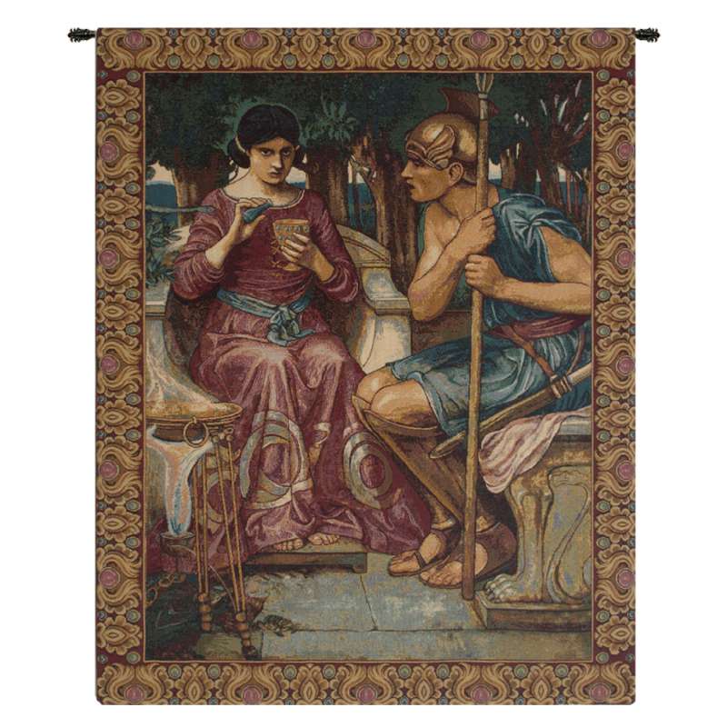 Giason and Medea Italian Tapestry Wall Hanging