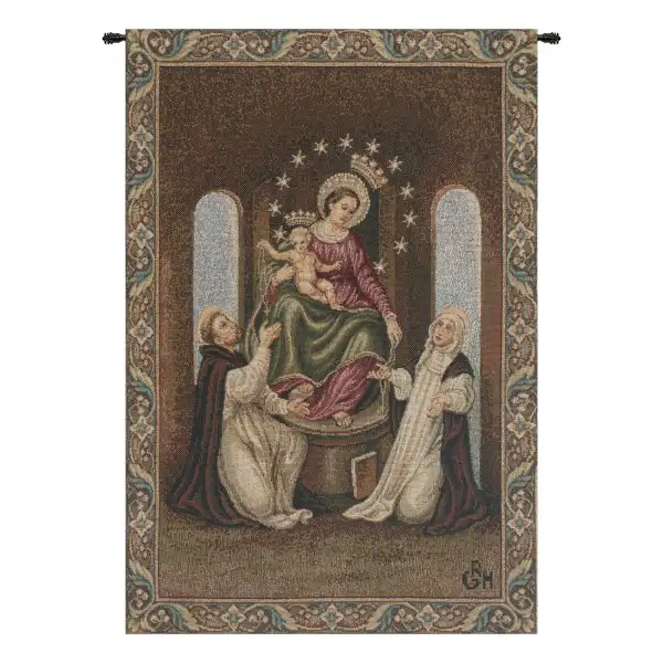 Our Lady of Pompei Italian Wall Tapestry