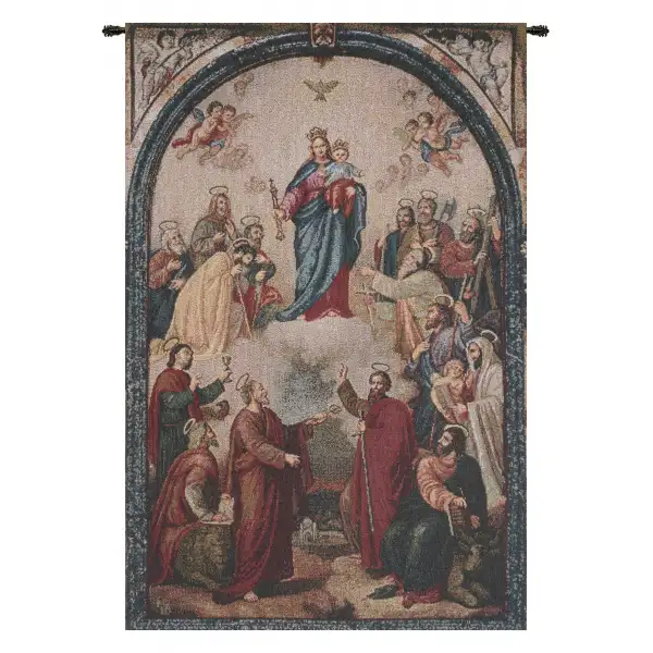 Our Lady of Help Italian Wall Tapestry