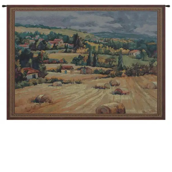 Charlotte Home Furnishing Inc. Imported Tapestry - 52 in. x 37 in. | French Farmland Wall Tapestry
