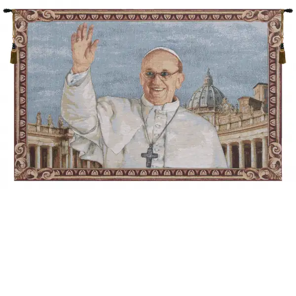 Pope Francis Italian Wall Tapestry