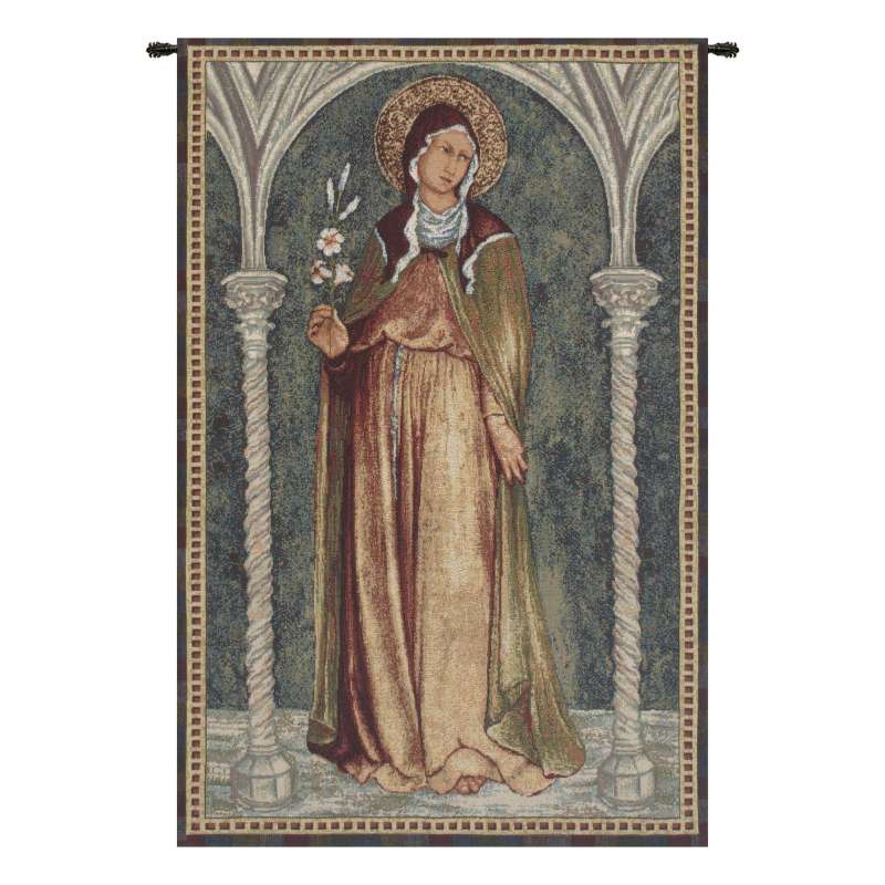 Saint Clare in Arch European Tapestries