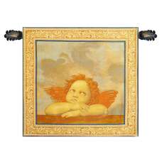 Raphael's Angel Right Panel Italian Tapestry Wall Hanging