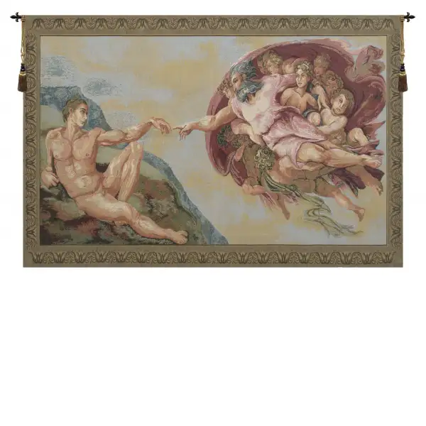 Creating Adam Large Italian Wall Tapestry