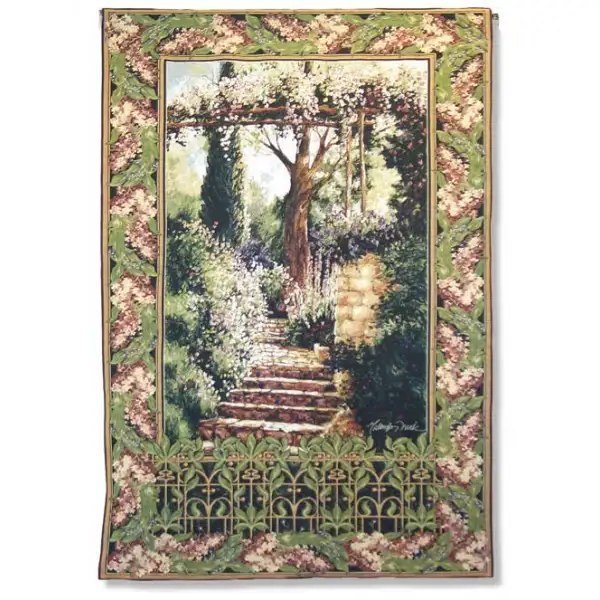 Garden Path Wall Tapestry