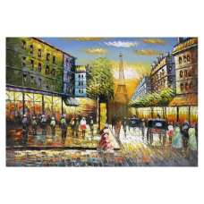 Paris Street I Canvas Wall Art