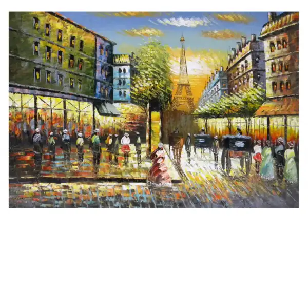 Paris Street I Canvas Oil Painting