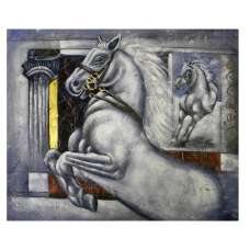 Galloping Horse Canvas Wall Art
