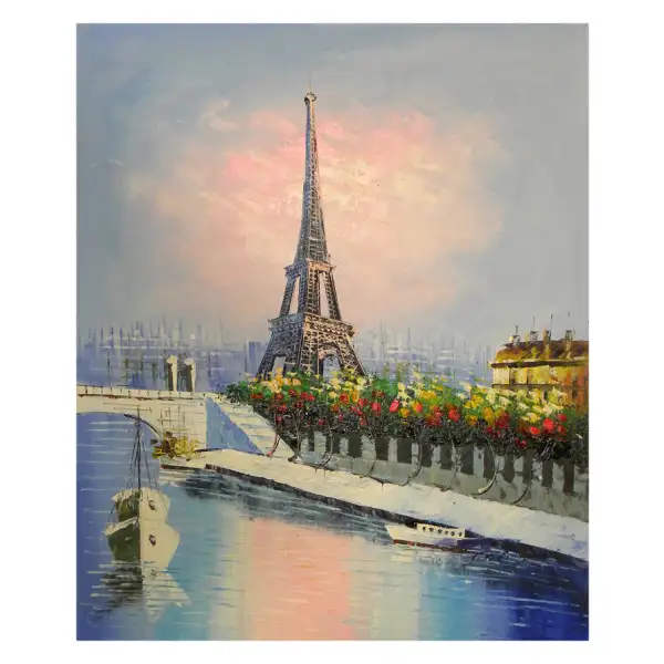 Eiffel Tower in Paris Canvas Wall Art