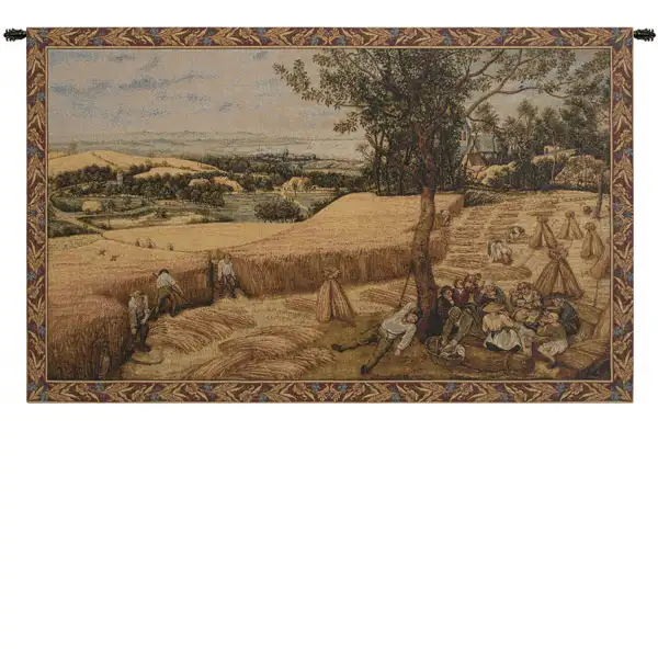 Charlotte Home Furnishing Inc. Italy Tapestry - 42 in. x 24 in. Pieter Bruegel | Harvest I Italian Tapestry