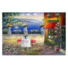 Oceanside Restaurant Canvas Wall Art