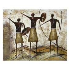 Three Brave Men Canvas Wall Art