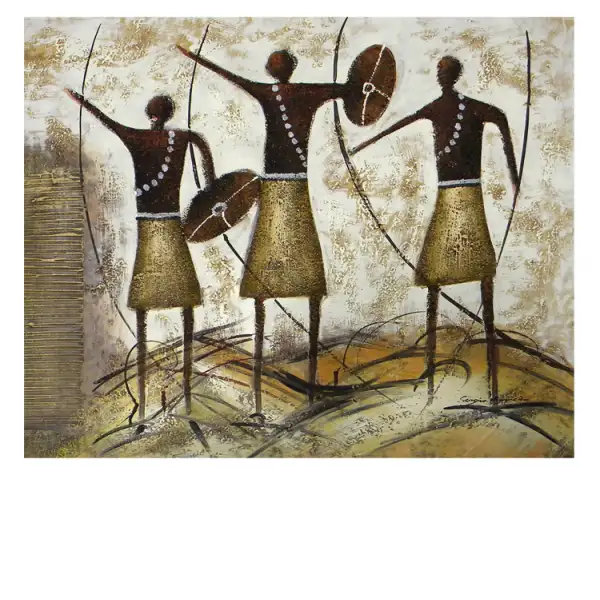 Three Brave Men Canvas Oil Painting