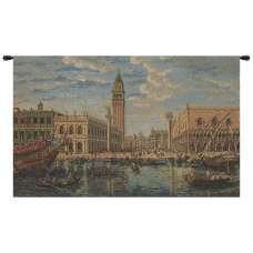 Venice Rialto Ponte di Rialto Italian Tapestry Wall Hanging