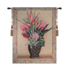 Tropical Garden Fine Art Tapestry