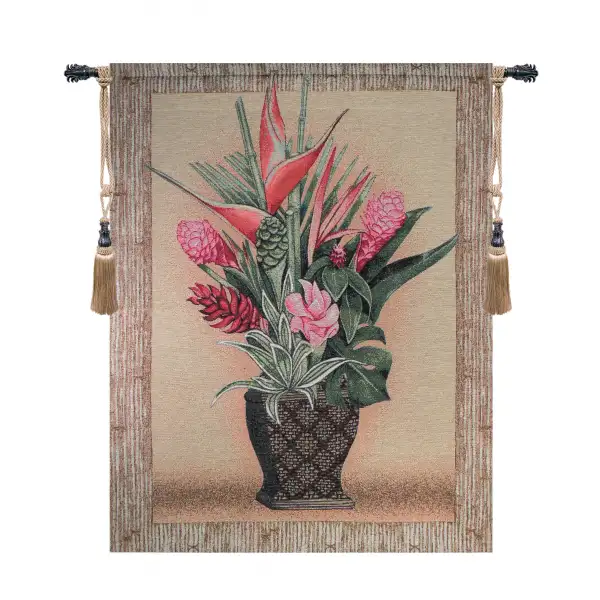 Tropical Garden Fine Art Tapestry