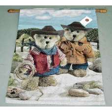 On the Range Boyd Bear Fine Art Tapestry