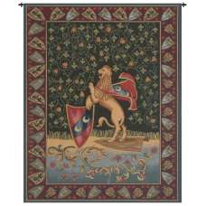 Lion Medieval Italian Tapestry Wall Hanging
