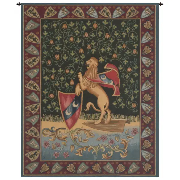 Lion Medieval Italian Tapestry