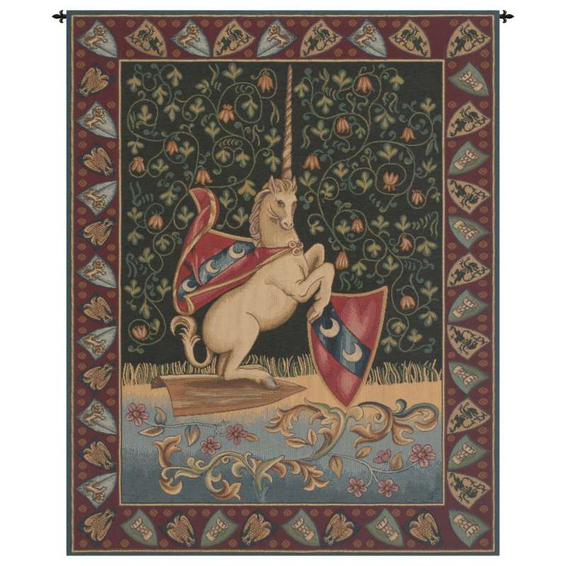Unicorn Medieval Italian Tapestry Wall Hanging