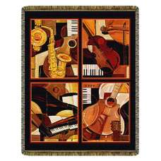Four Quartets Tapestry Throw