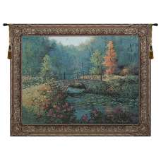 Countryside Bridge Tapestry Wall Art