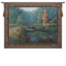 Countryside Bridge Tapestry Wall Hanging
