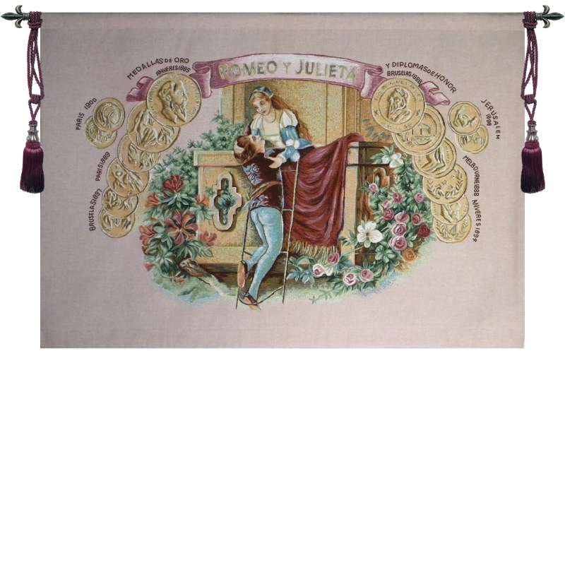 Romeo and Juliet Travels Tapestry Wall Art