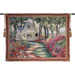 Garden Path to Home Wall Tapestry