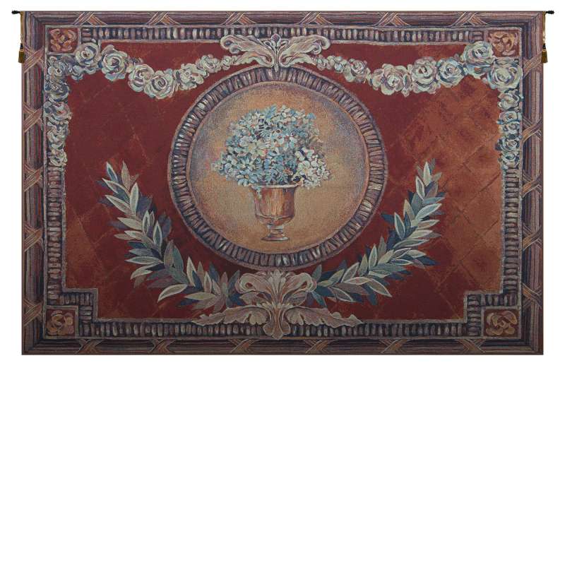 Olive Branch and Flowers Tapestry Wall Art