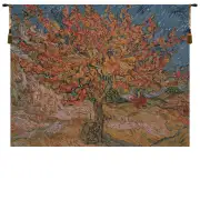 The Mulberry Tree - Van Gogh Belgian Tapestry - 42 in. x 34 in. Cotton/Viscose/Polyester by Vincent Van Gogh