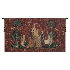 The Lady and the Organ II Belgian Tapestry