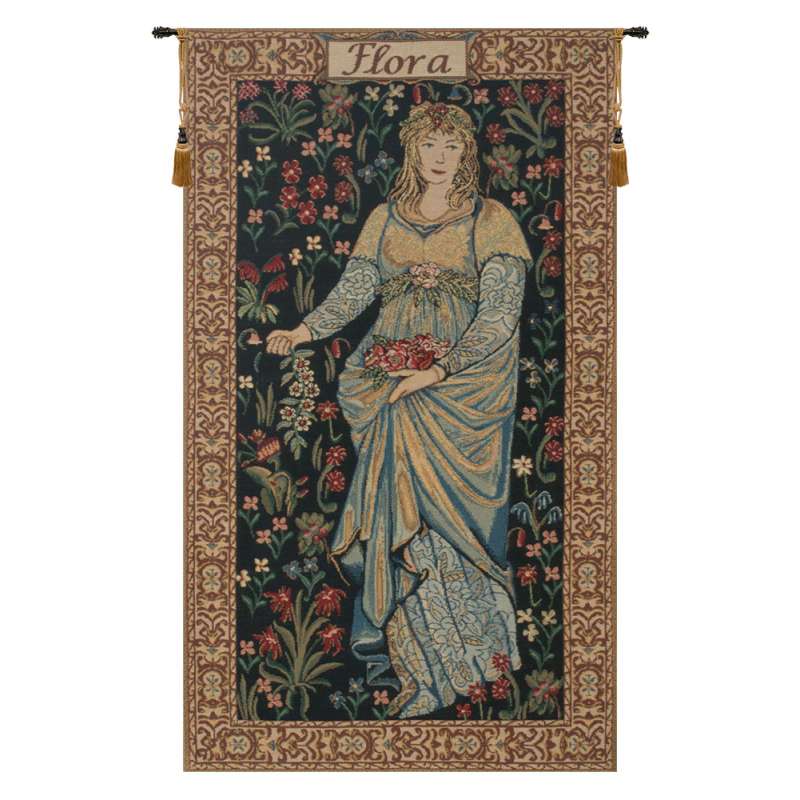 The Flora European Tapestry Wall Hanging