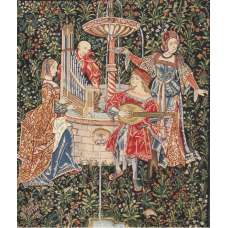 The Concert (Blue) Belgian Tapestry
