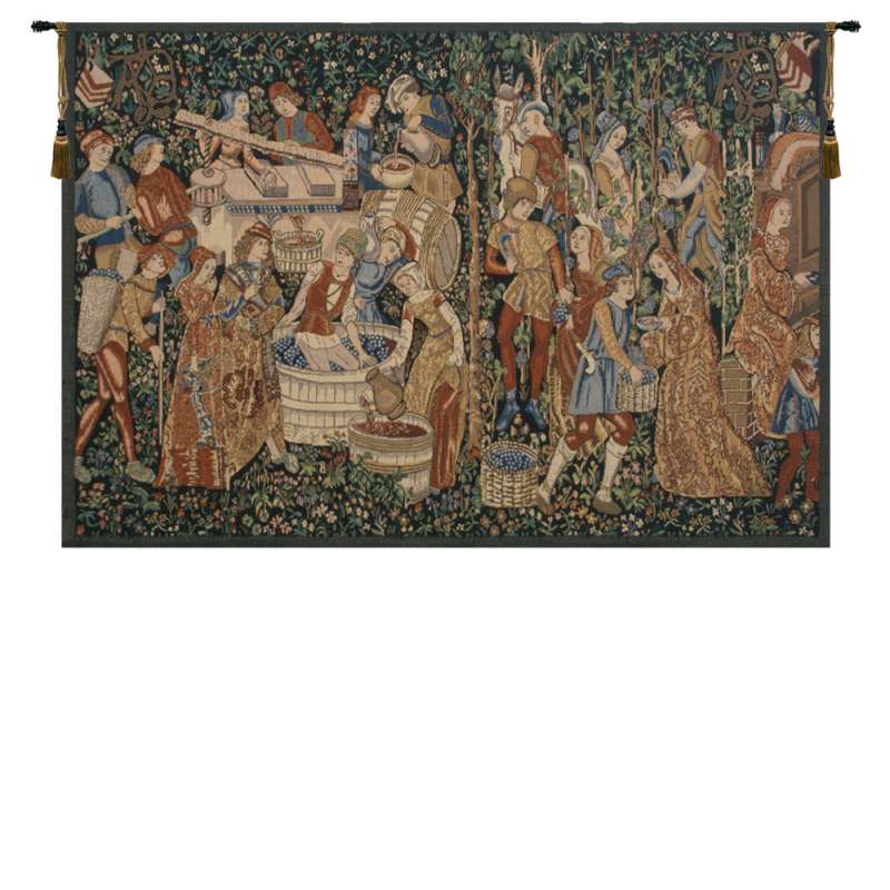 Vendages Rust European Tapestry Wall Hanging