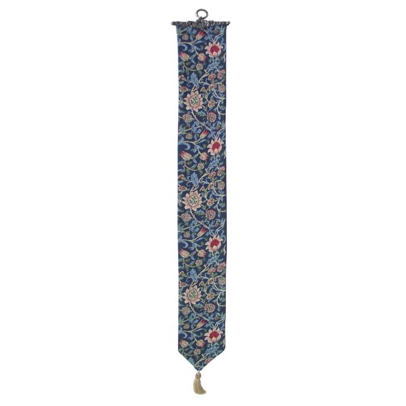 Fleurs de Morris (Blue) I Tapestry Bell Pull