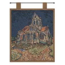 Church of Auvers I European Tapestry Wall Hanging