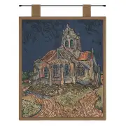Church of Auvers I Belgian Wall Tapestry