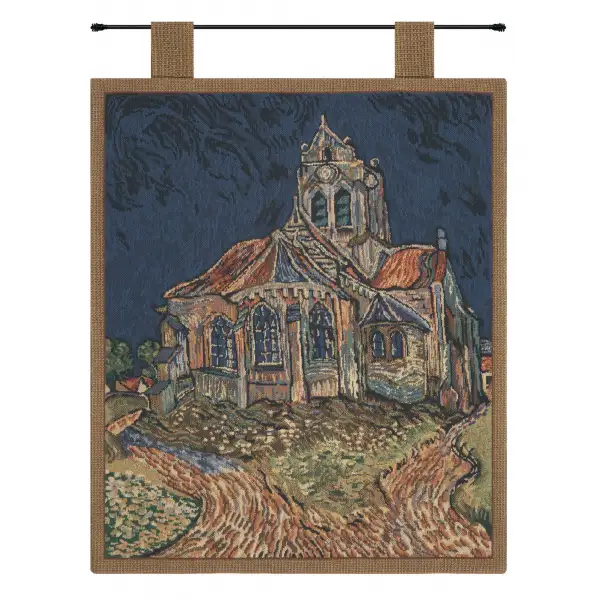 Church of Auvers I Belgian Wall Tapestry