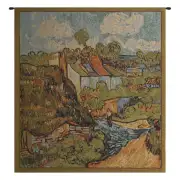 The House I Belgian Tapestry - 18 in. x 21 in. Cotton/Viscose/Polyester by Vincent Van Gogh