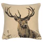 Royal Deer French Tapestry Cushion
