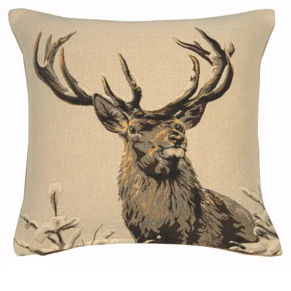 Royal Deer French Couch Pillow Cushion