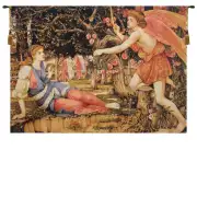 Love and the Maiden Stanhope Belgian Wall Tapestry