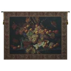 Champagne and Fruit Tapestry Wall Art