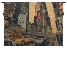 Times Square New York Italian Tapestry